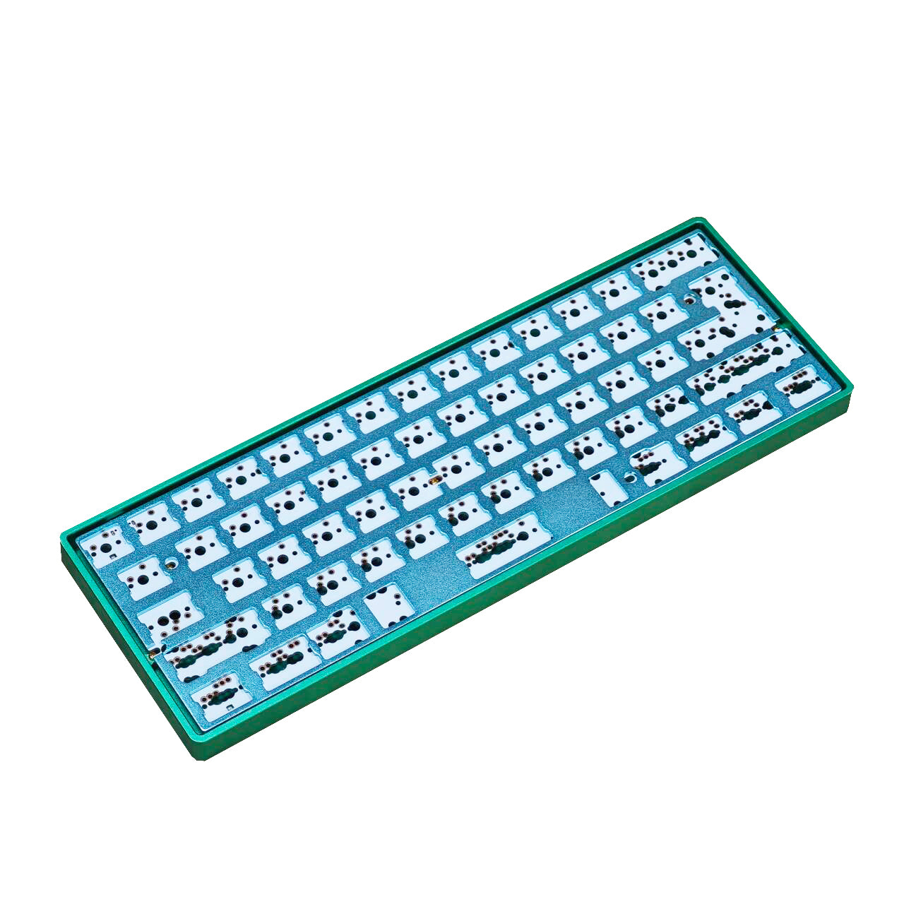 YMDK Customized YMD60XS GH60 DIY Kit Aluminum CNC Case Plate Bluetooth Soldering PCB For 60% ANSI ISO Mechanical Keyboard Kit