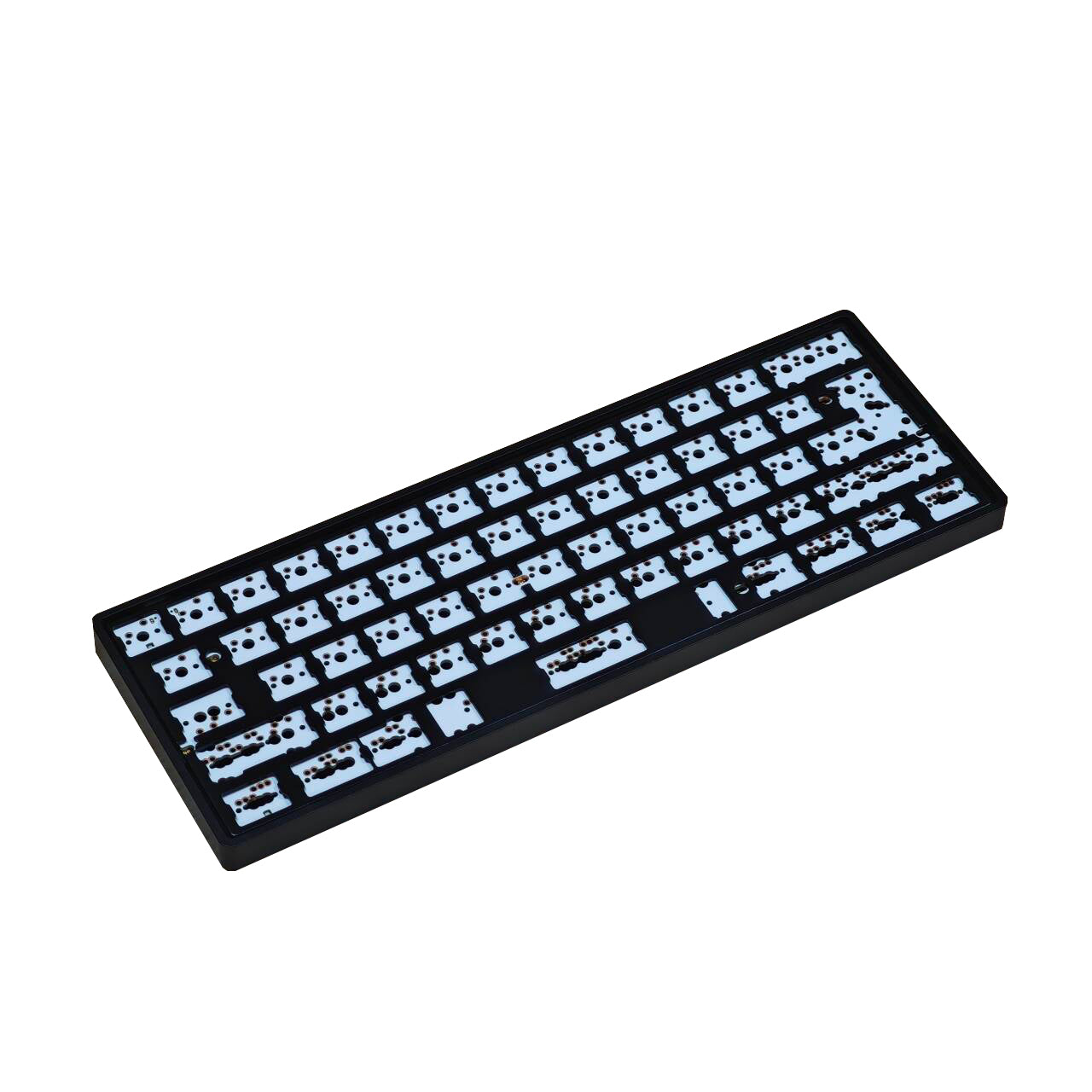 YMDK Customized GH60 64 Minila DIY Kit Aluminum CNC Case Plate Type C PCB For 60% 64 ANSI ISO Mechanical Keyboard Kit