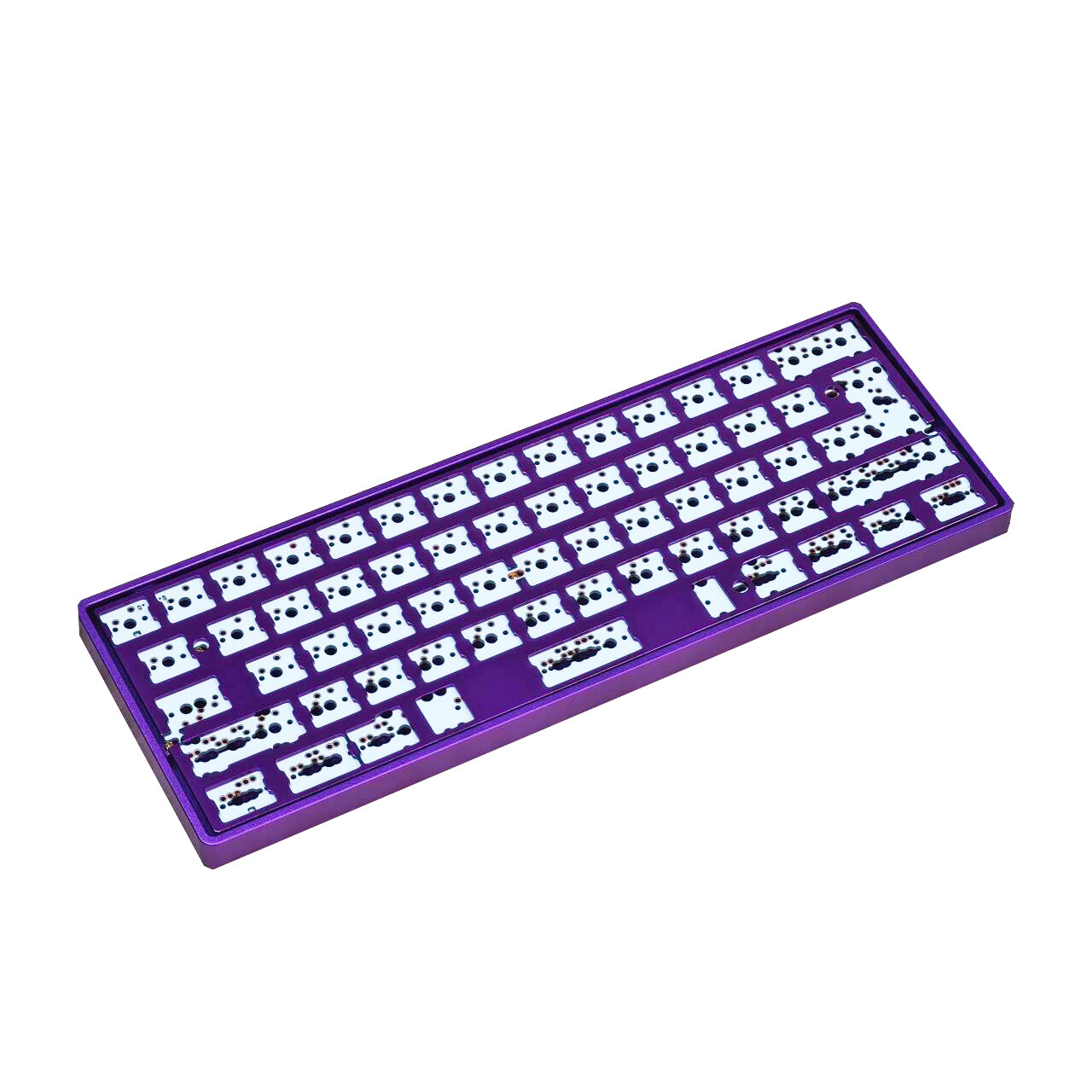 YMDK Customized YMD60XS GH60 DIY Kit Aluminum CNC Case Plate Bluetooth Soldering PCB For 60% ANSI ISO Mechanical Keyboard Kit