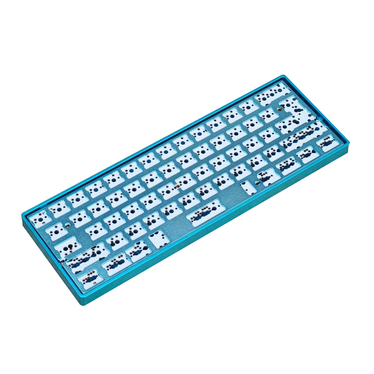 YMDK Customized YMD60XS GH60 DIY Kit Aluminum CNC Case Plate Bluetooth Soldering PCB For 60% ANSI ISO Mechanical Keyboard Kit