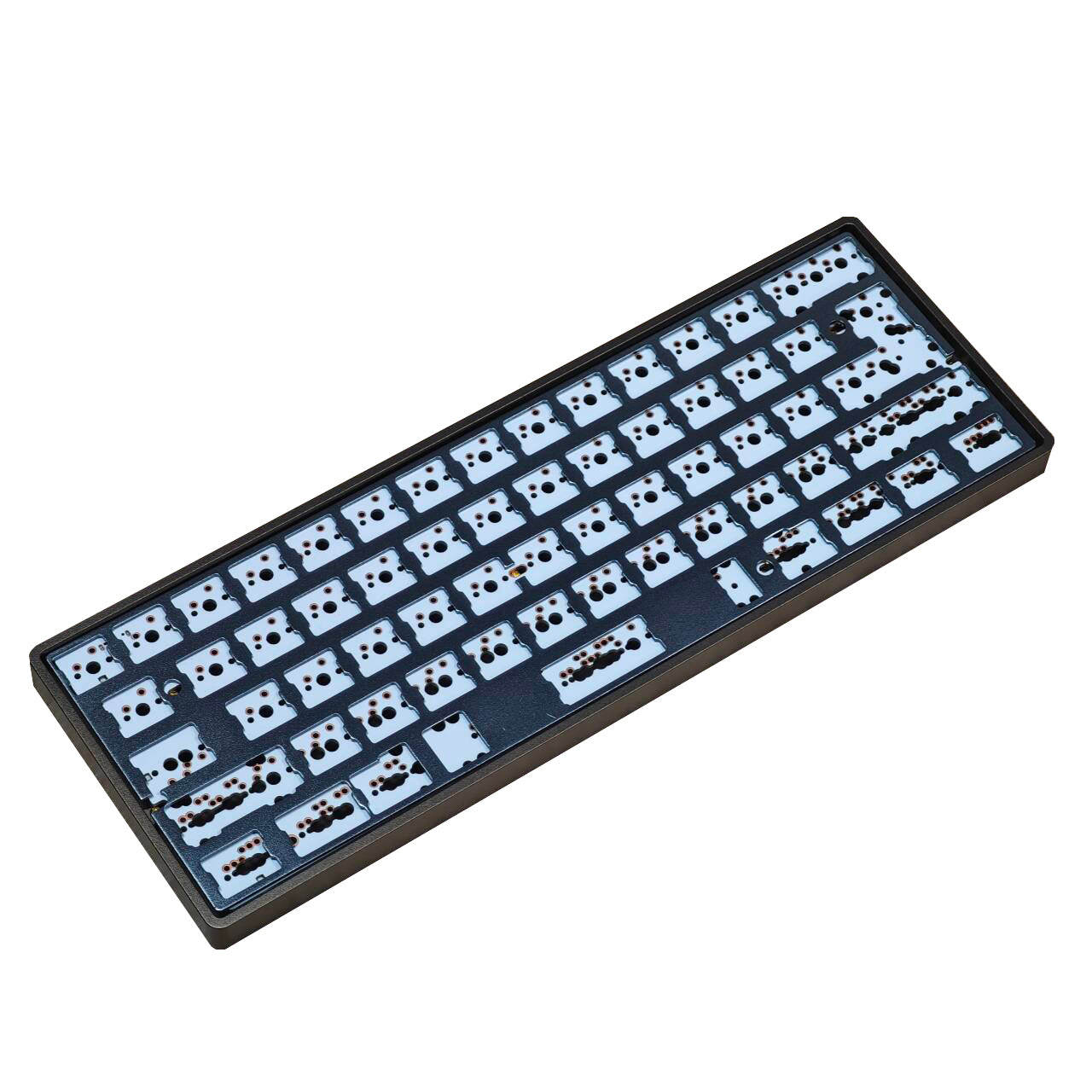 YMDK Customized YMD60XS GH60 DIY Kit Aluminum CNC Case Plate Bluetooth Soldering PCB For 60% ANSI ISO Mechanical Keyboard Kit