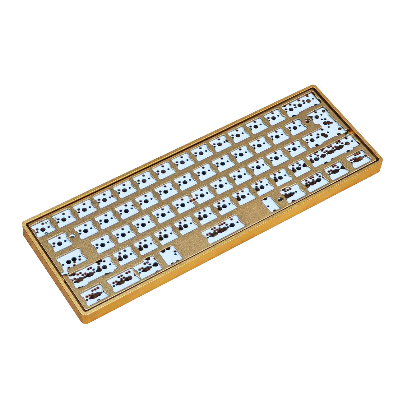 YMDK Customized YMD60XS GH60 DIY Kit Aluminum CNC Case Plate Bluetooth Soldering PCB For 60% ANSI ISO Mechanical Keyboard Kit