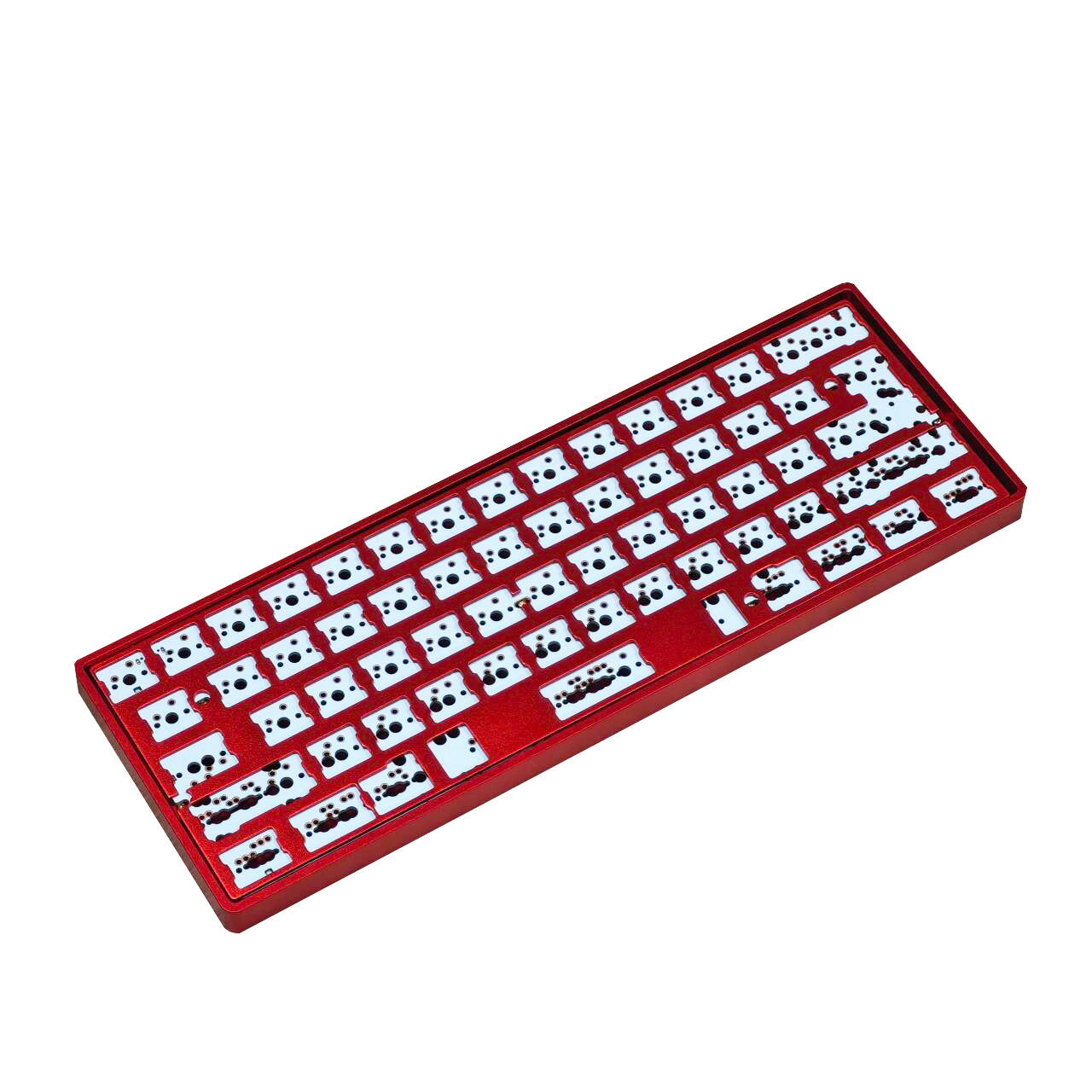 YMDK Customized YMD60XS GH60 DIY Kit Aluminum CNC Case Plate Bluetooth Soldering PCB For 60% ANSI ISO Mechanical Keyboard Kit