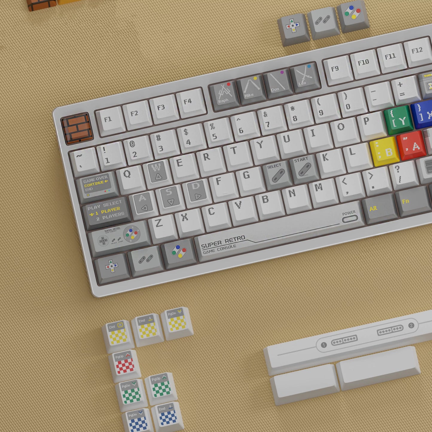YMDK 150 Keys Garbage Classification Theme Keycap Retro Reminiscence PBT Dye Sub Cherry Profile Keycaps for MX Mechanical Keyboard