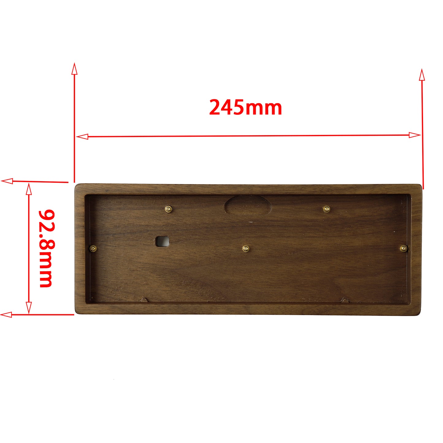 YMD40 Air40 Walnut Wood Case RGB Hot swap Kit(RGB Type C PCB Support VIA)