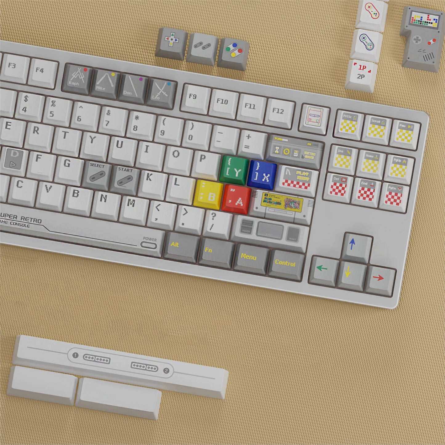 YMDK 150 Keys Garbage Classification Theme Keycap Retro Reminiscence PBT Dye Sub Cherry Profile Keycaps for MX Mechanical Keyboard