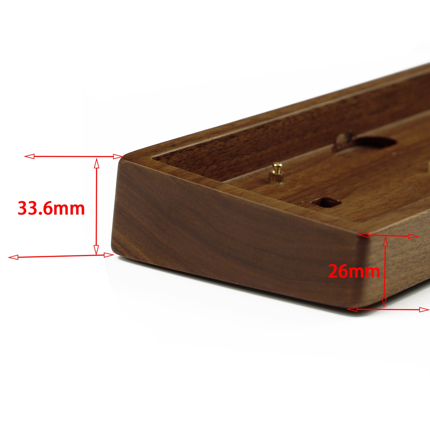 YMD40 Air40 Walnut Wood Case RGB Hot swap Kit(RGB Type C PCB Support VIA)