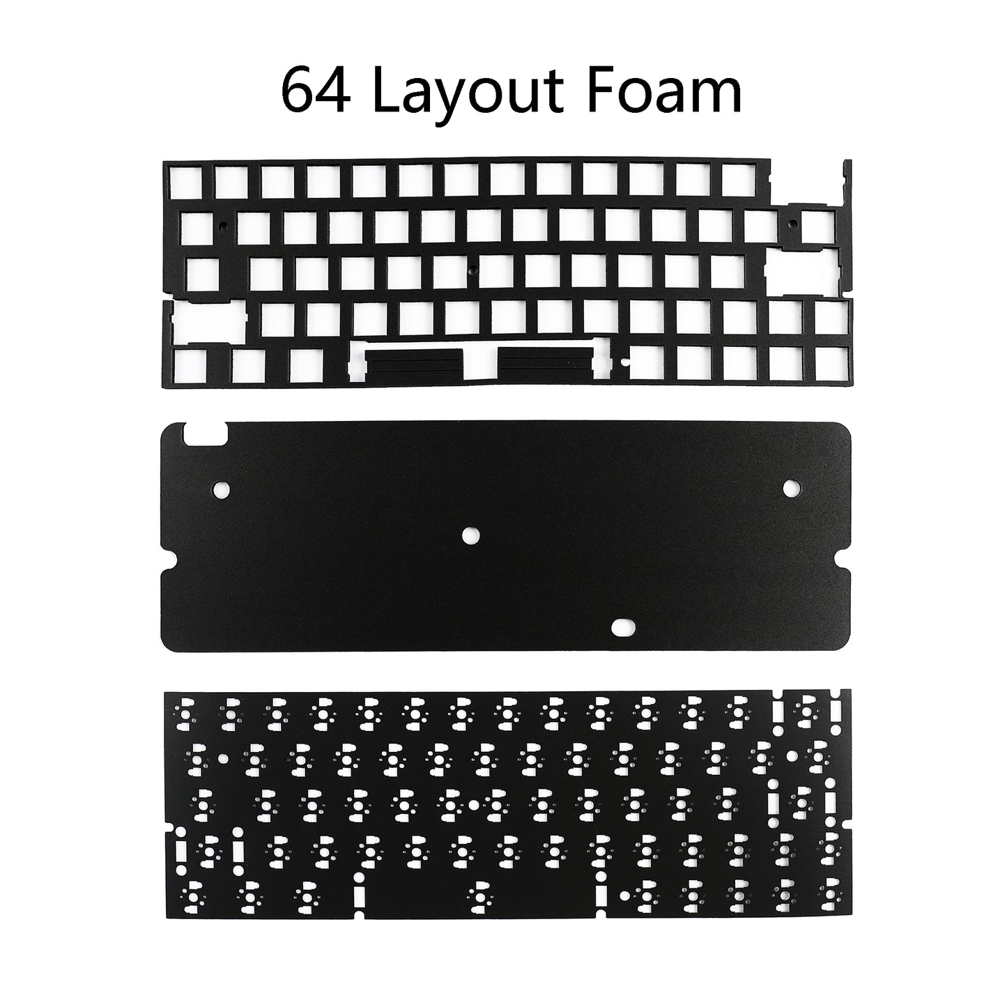 YMDK 61 64 Poron Material Sound Silence Foam Mechanical Keyboard Accessories
