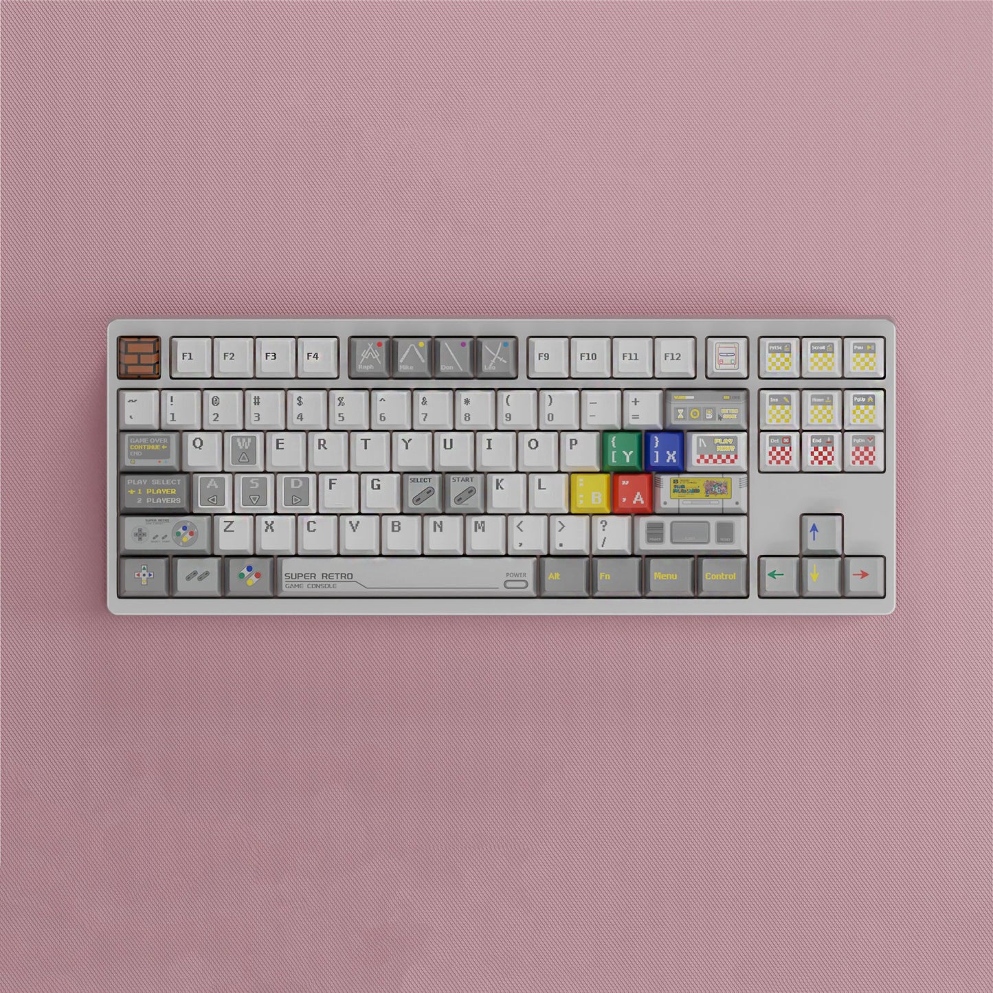 YMDK 150 Keys Garbage Classification Theme Keycap Retro Reminiscence PBT Dye Sub Cherry Profile Keycaps for MX Mechanical Keyboard