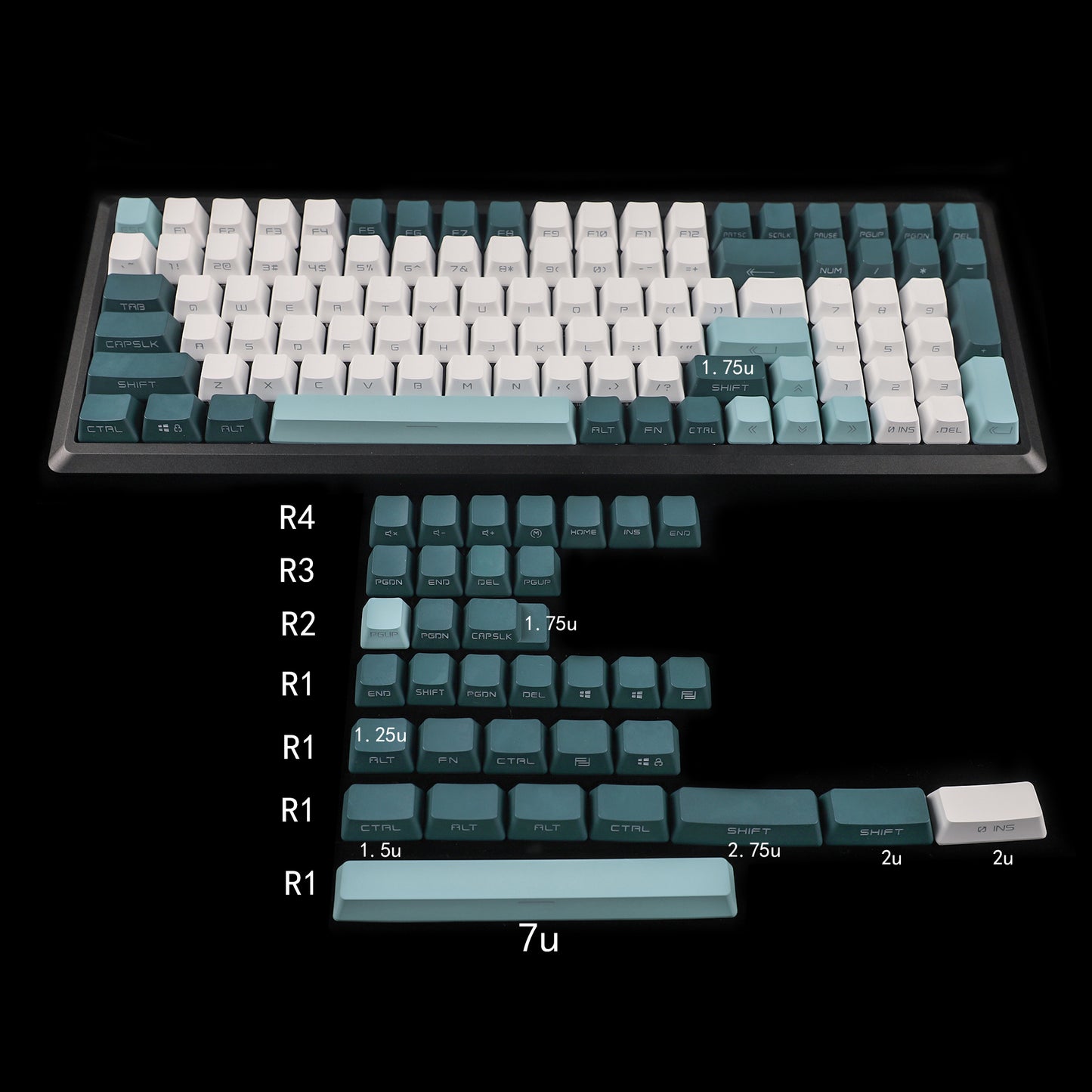 Wholesale Keycaps——YMDK OEM Profile 133 Side-lit Keycap