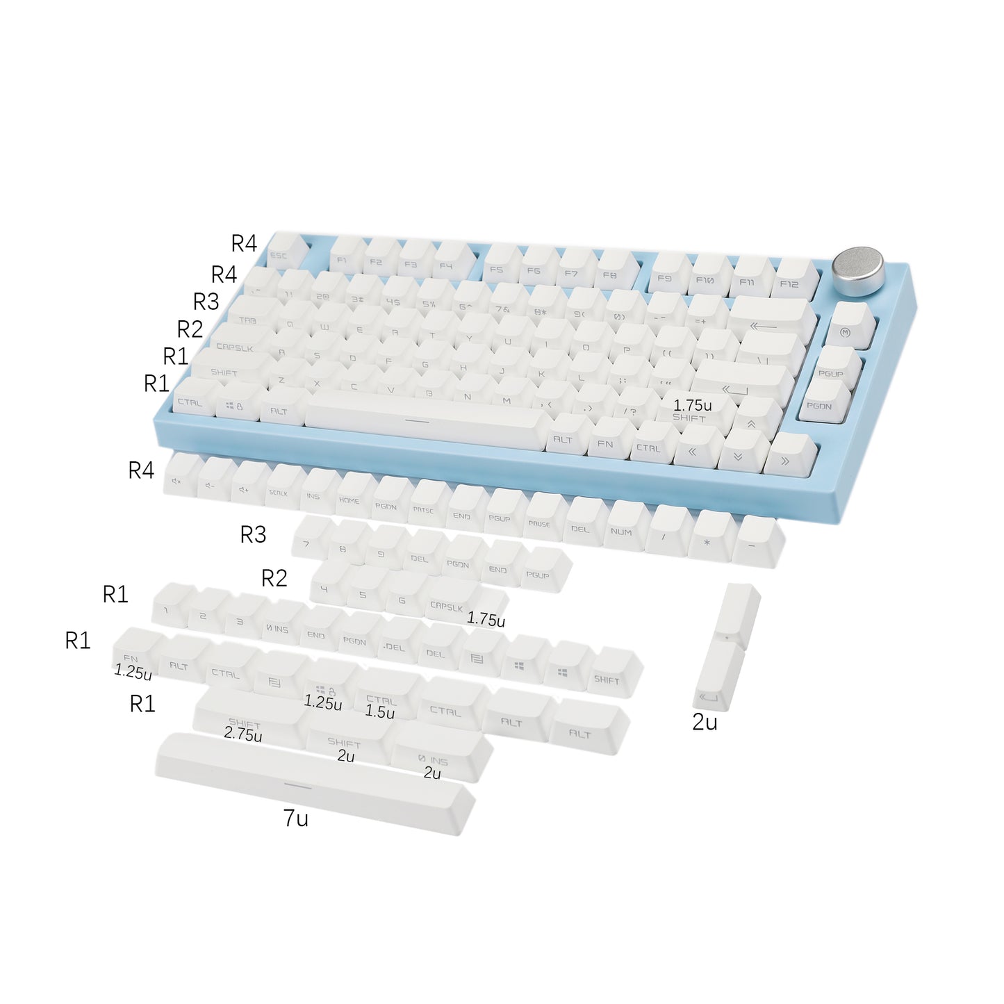 Wholesale Keycaps——YMDK OEM Profile 133 Side-lit Keycap