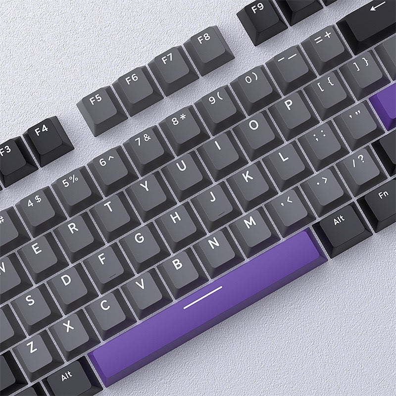 YMDK 126 Keys Blue Mecha Theme Keycaps Cherry Profile PBT Dye Sub Keycaps Cool Custom Key Caps for MX Mechanical Keyboards