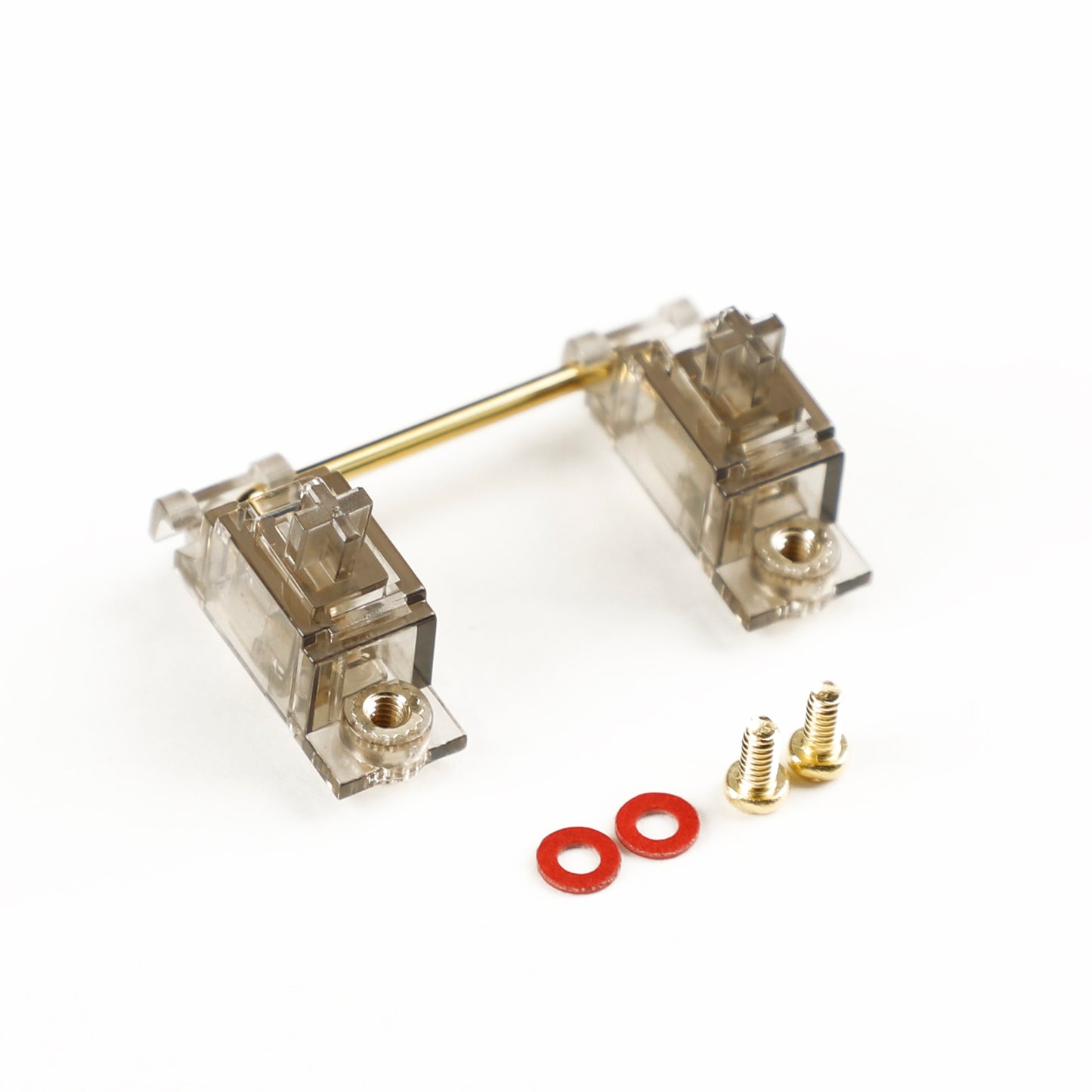 YMDK V3 Smokey PCB Mount Gold Screw in Stabilizers( No Dropping Wire for PCB)