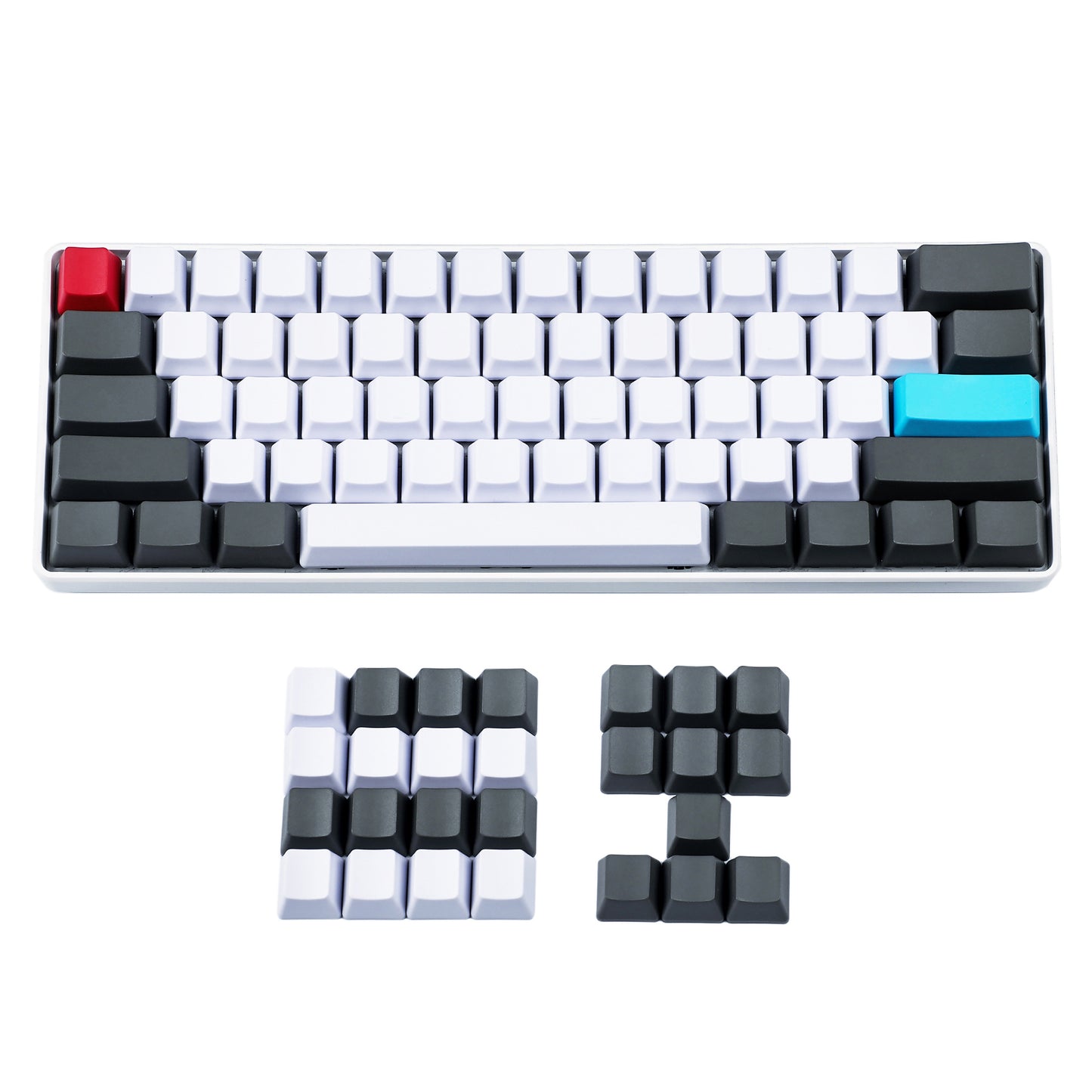 104 Laser-Etched YMDK-Customized Keycaps(OEM Profile PBT 1.5mm Thickness/ANSI 104 TKL 61 Using)