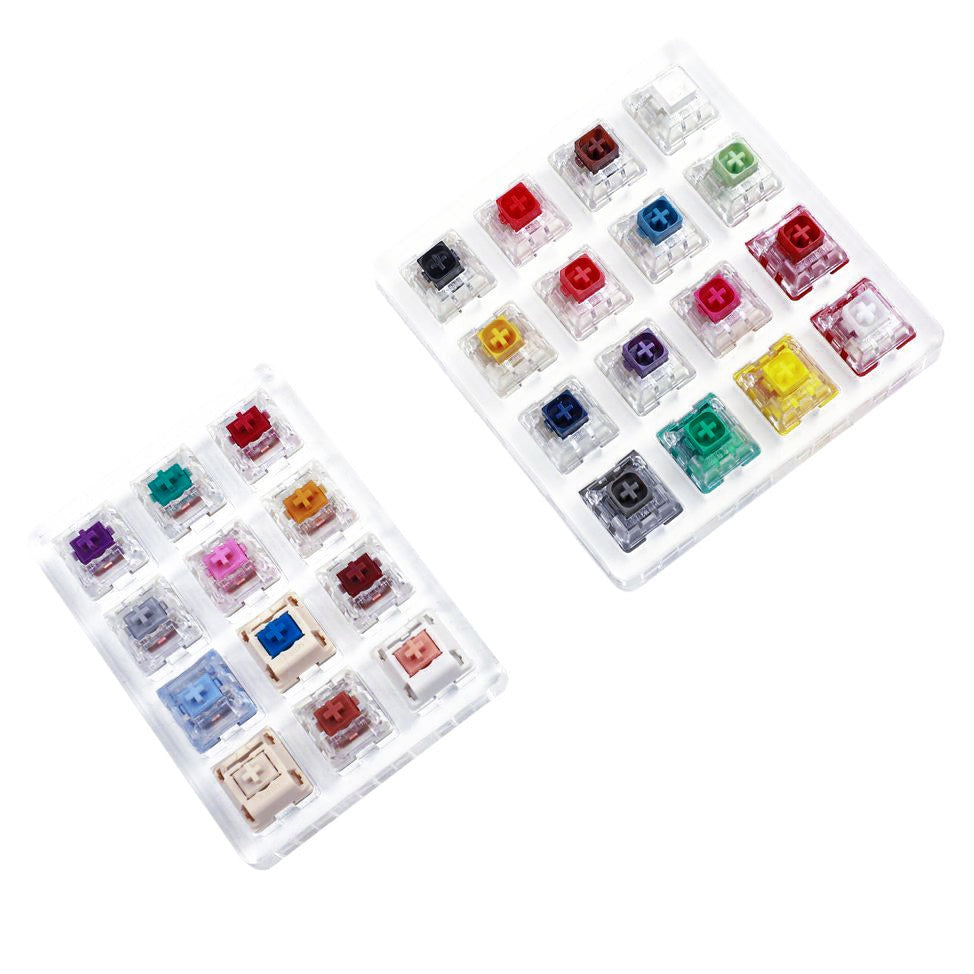 16 12 Key Kailh Box Navy Jade Royal Pink Cream Polia Blueberry Holy Pandas Switches Shaft Testing Tool Switch Tester