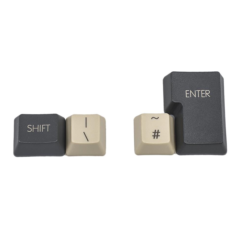 104 Laser-Etched Carbon Keycaps(OEM Profile PBT 1.5mm Thickness)
