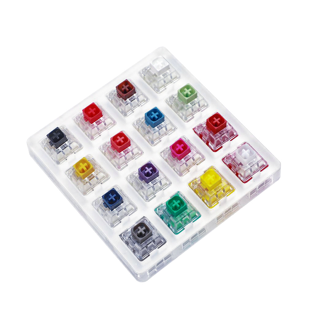 16 12 Key Kailh Box Navy Jade Royal Pink Cream Polia Blueberry Holy Pandas Switches Shaft Testing Tool Switch Tester
