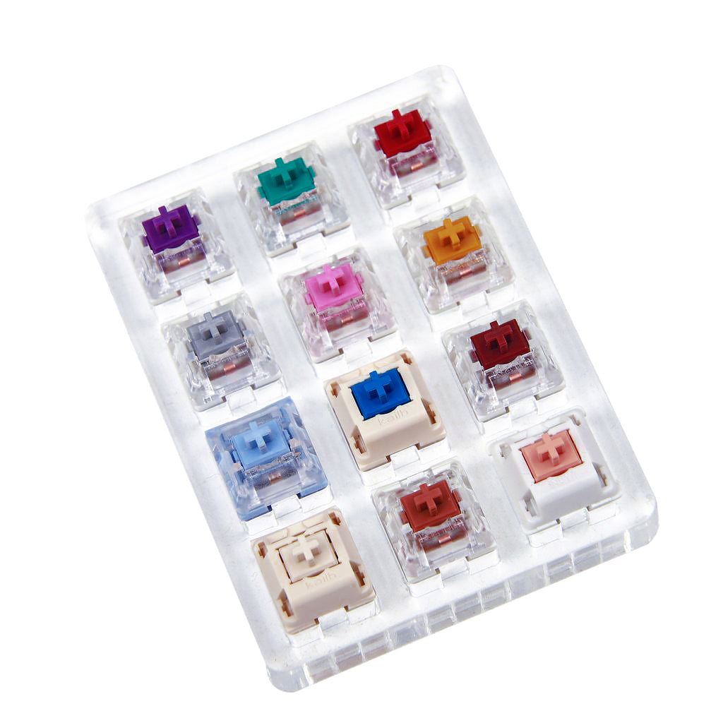 16 12 Key Kailh Box Navy Jade Royal Pink Cream Polia Blueberry Holy Pandas Switches Shaft Testing Tool Switch Tester