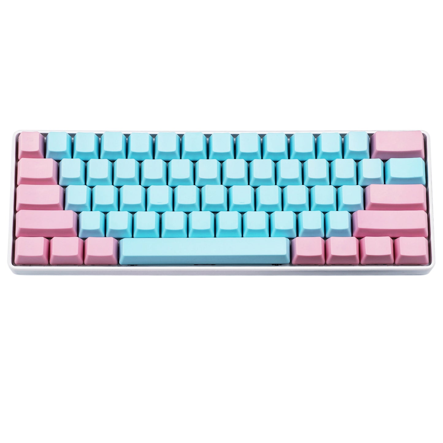 104 Laser-Etched Miami Keycaps(OEM Profile PBT 1.5mm Thickness/ANSI 104 TKL 61 Using)