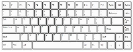 YMD-75% 84 Hotswap V3 PCB+Plate(QMK And Underglow Supported/ANSI ISO YMD-75% 84 Case Using)