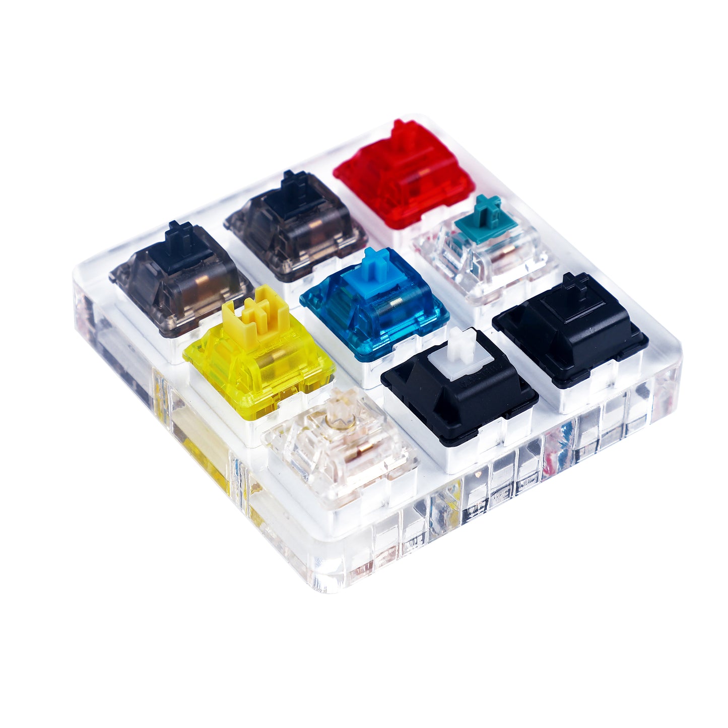 9 Switches Tester(Gateron V2 Ink And JWK)