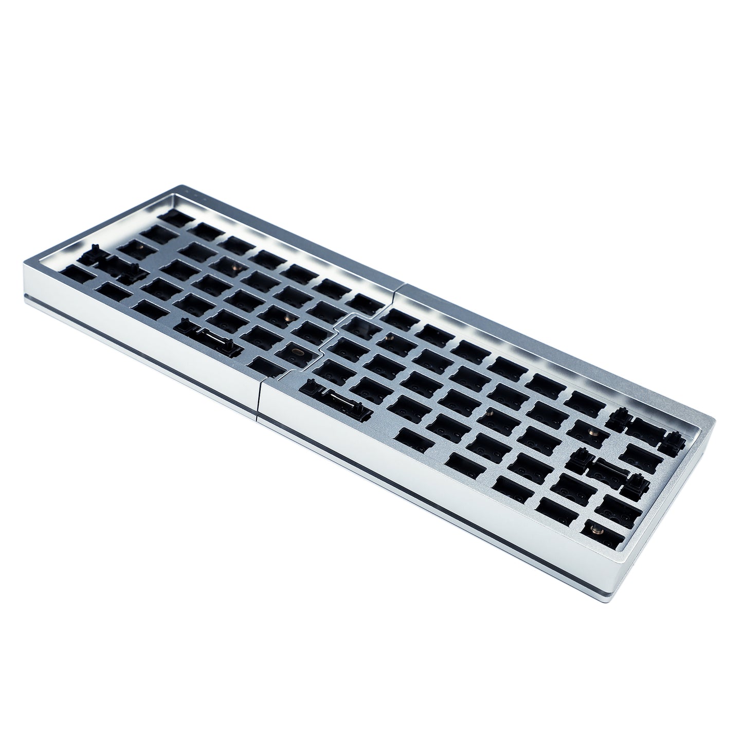 YMD-Split 64 Aluminum Case With Acrylic Layer Kit(RGB Underglow Hotswap Kit/Bface Programmable)