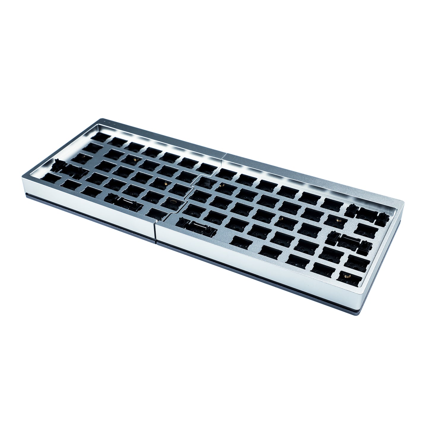 YMD-Split 64 Aluminum Case With Acrylic Layer Kit(RGB Underglow Hotswap Kit/Bface Programmable)
