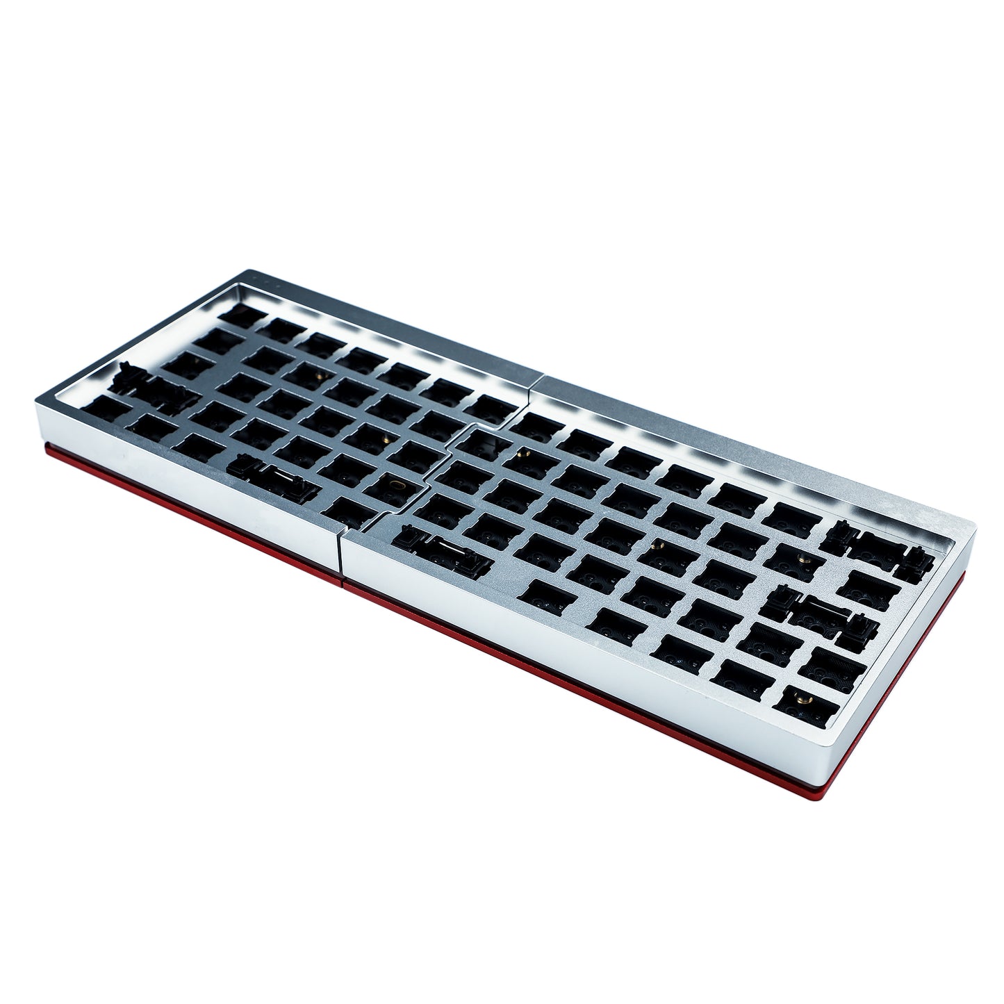 YMD-Split 64 Aluminum Case With Acrylic Layer Kit(RGB Underglow Hotswap Kit/Bface Programmable)