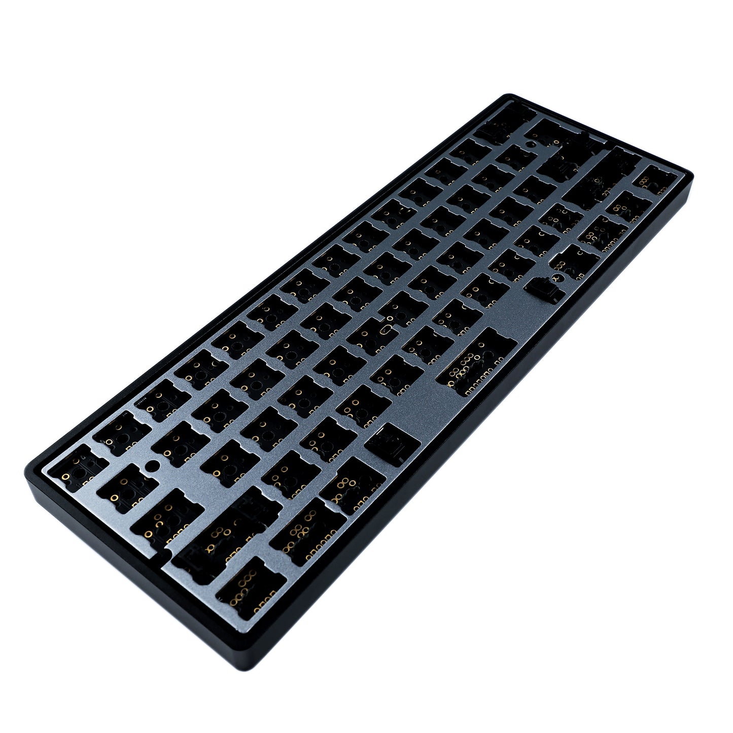 YMD-60% GH60 Light Aluminum Case Kit(QMK Soldering Supported/ANSI ISO Multi-Layout Supported)