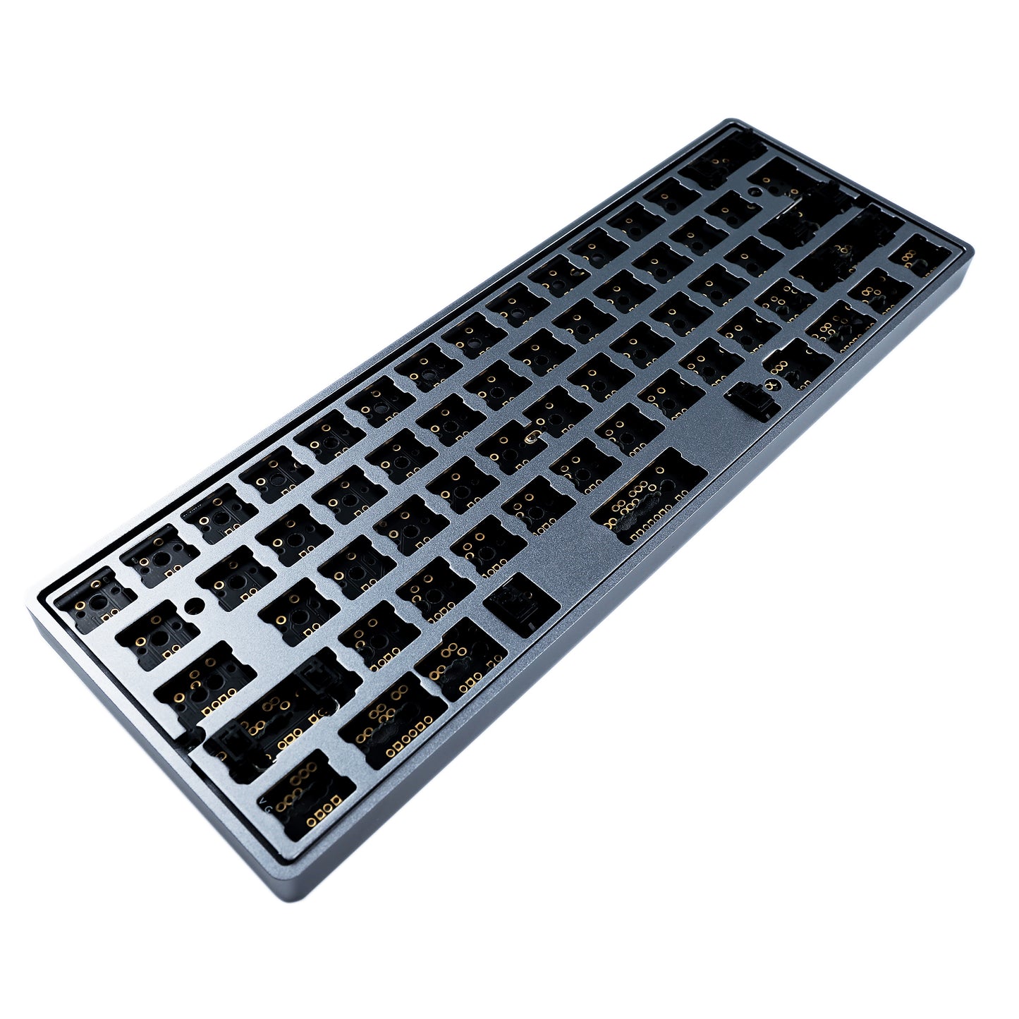 YMD-60% GH60 Light Aluminum Case Kit(QMK Soldering Supported/ANSI ISO Multi-Layout Supported)