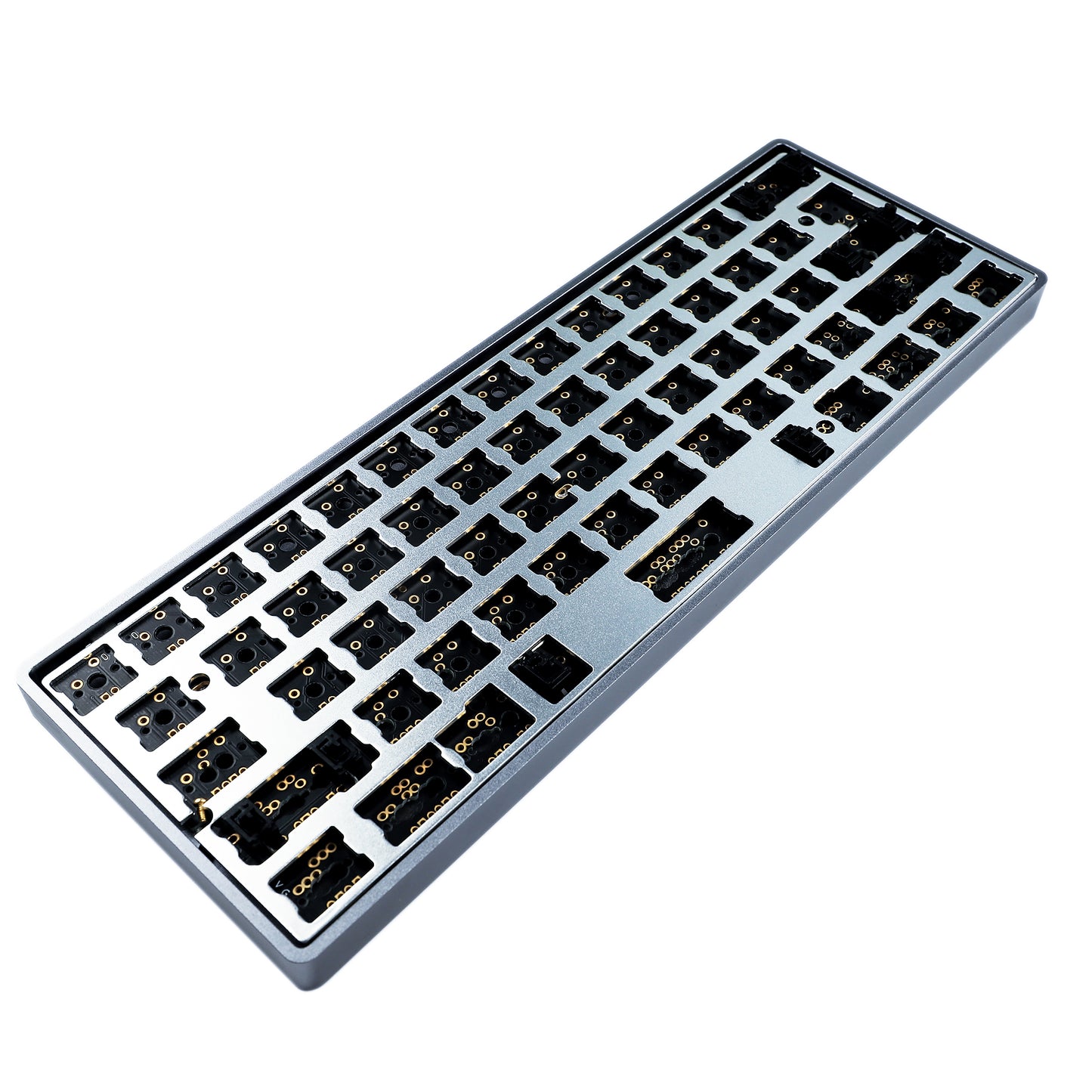 YMD-60% GH60 Light Aluminum Case Kit(QMK Soldering Supported/ANSI ISO Multi-Layout Supported)