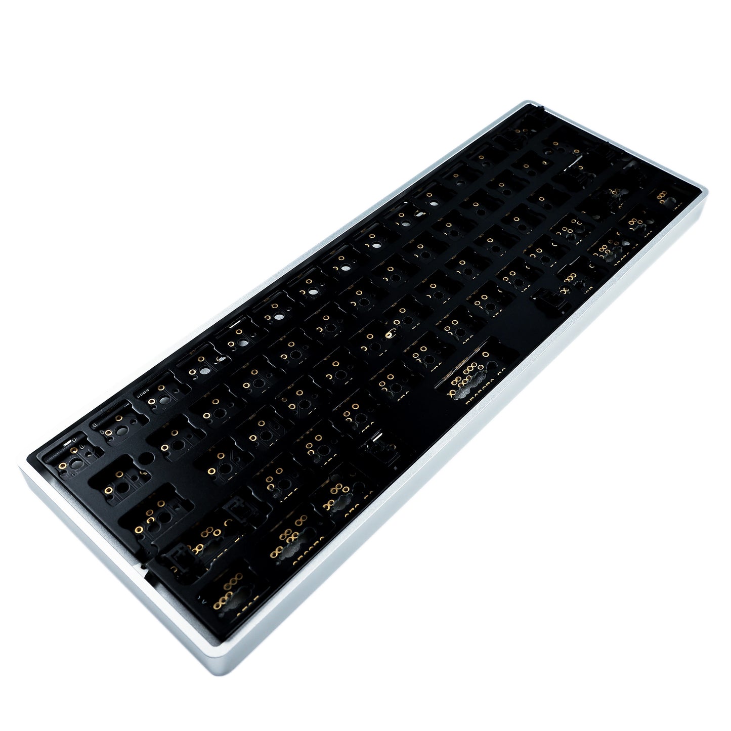 YMD-60% GH60 Light Aluminum Case Kit(QMK Soldering Supported/ANSI ISO Multi-Layout Supported)