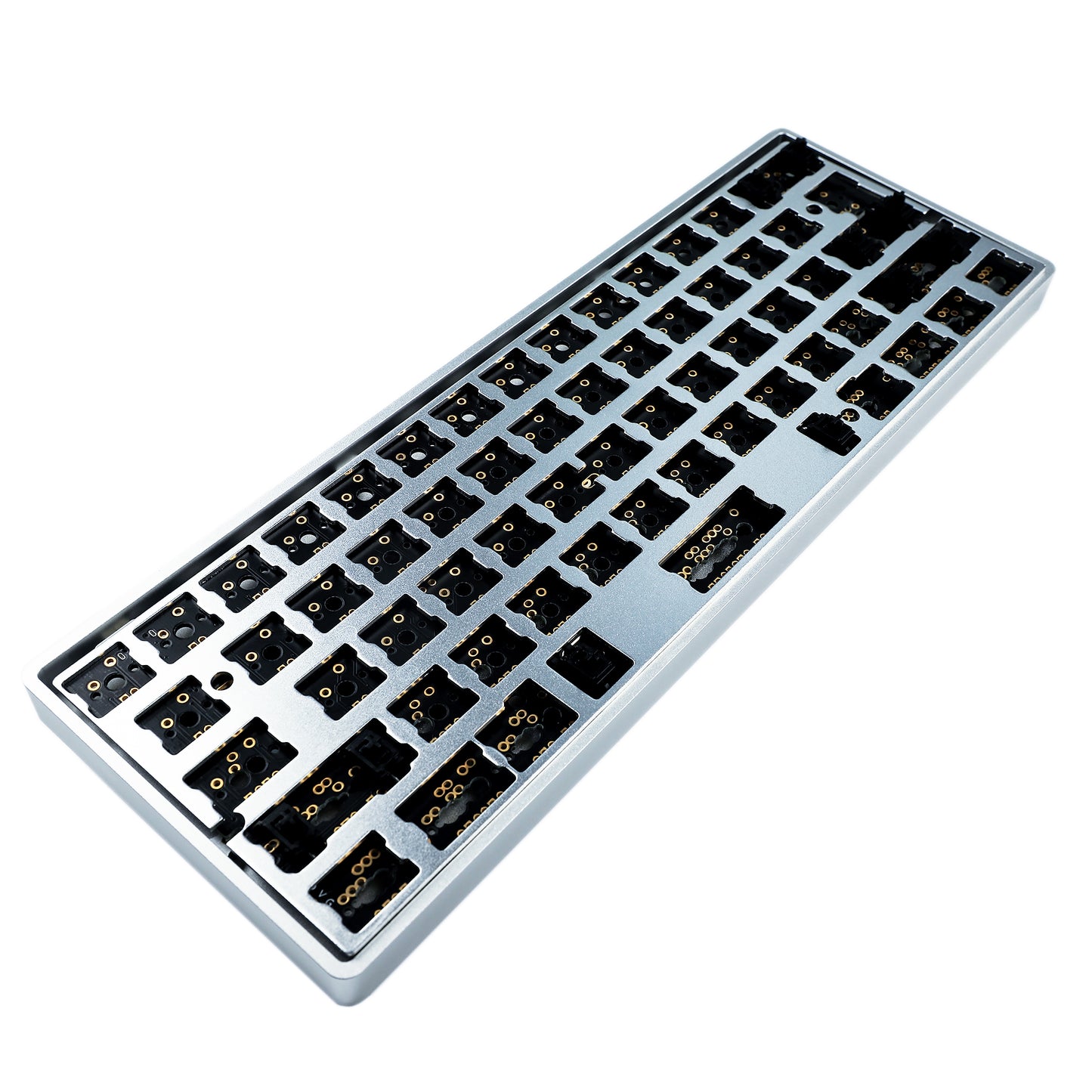 YMD-60% GH60 Light Aluminum Case Kit(QMK Soldering Supported/ANSI ISO Multi-Layout Supported)
