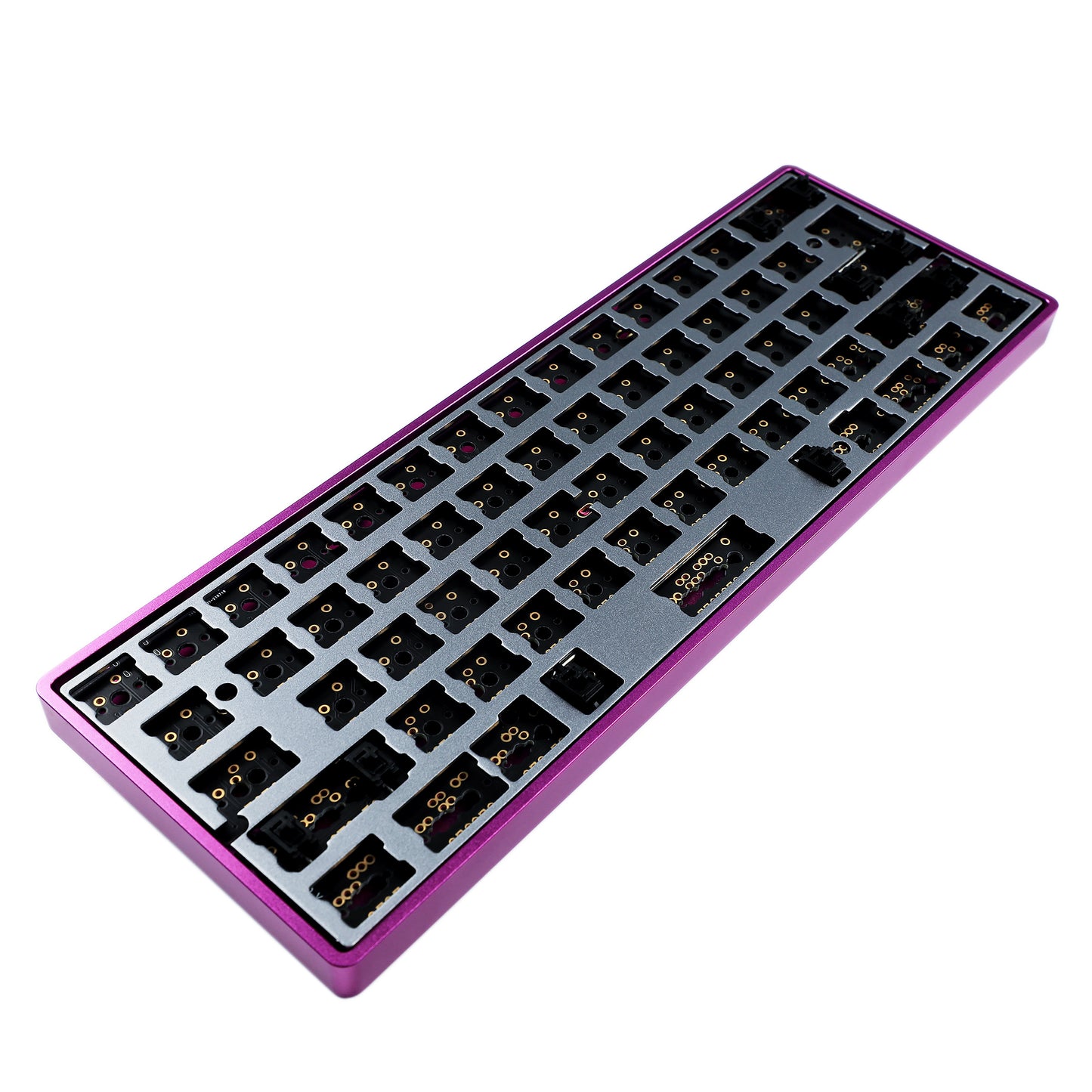YMD-60% GH60 Light Aluminum Case Kit(QMK Soldering Supported/ANSI ISO Multi-Layout Supported)