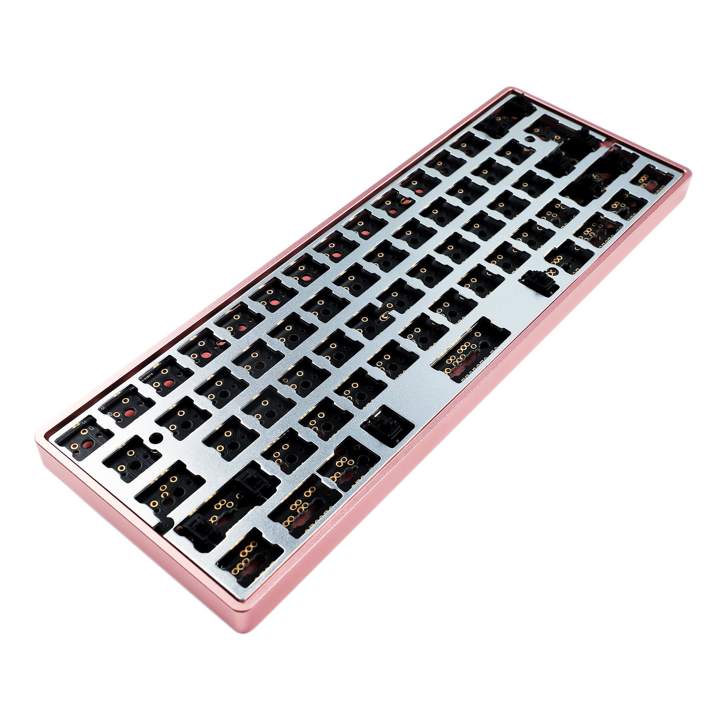 YMD-60% GH60 Light Aluminum Case Kit(QMK Soldering Supported/ANSI ISO Multi-Layout Supported)