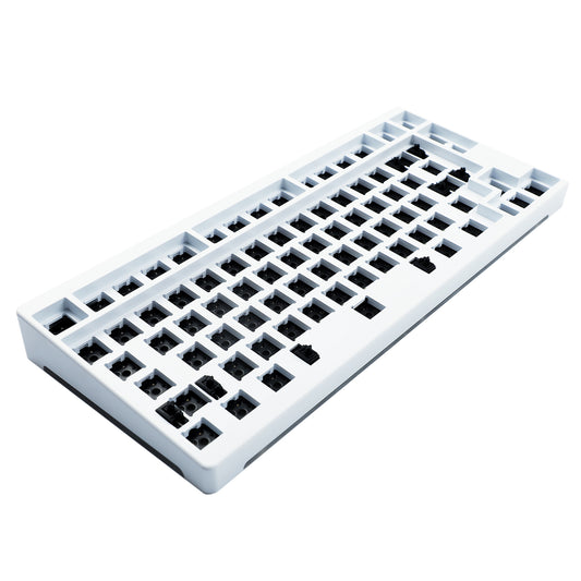 ID80 V2 Aluminum And Acrylic Bottom With Brass Weight Kit(ANSI QMK VIA Hotswap Supported/Powder Coat)