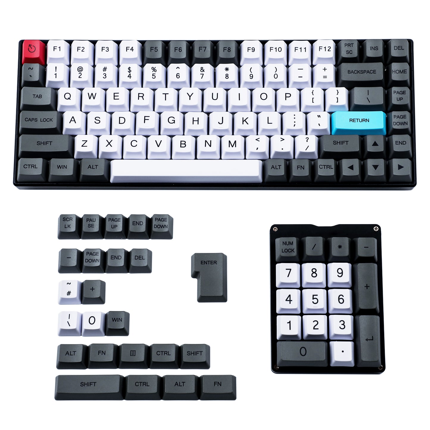 125 YMD-Customized Keycaps(Dye Sub OEM Profile PBT 1.5mm Thickness /ANSI ISO YMD-96 YMD-75% 108 TKL 61 Using)