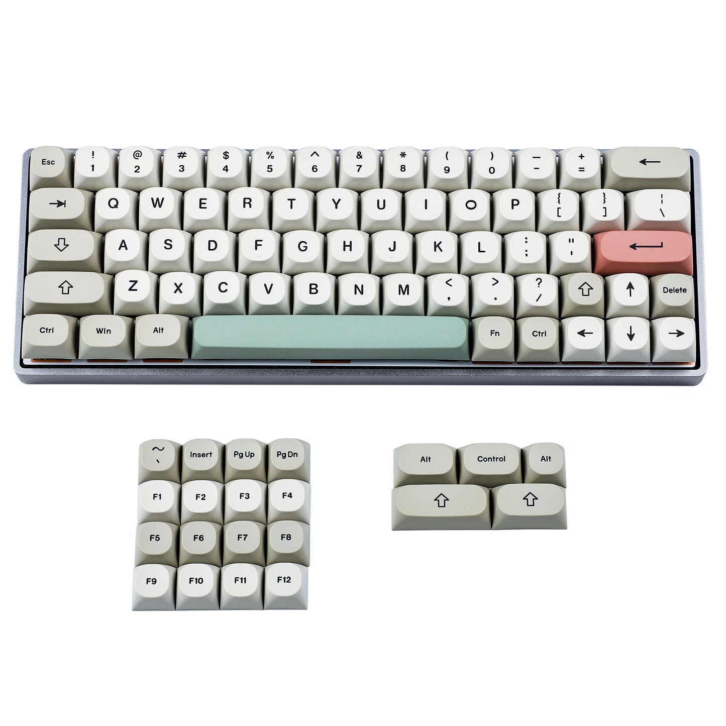 YMDK 9009 Retro 132 keys Keycaps(MA Profile Dye Sub PBT 1.4mm Thickness)