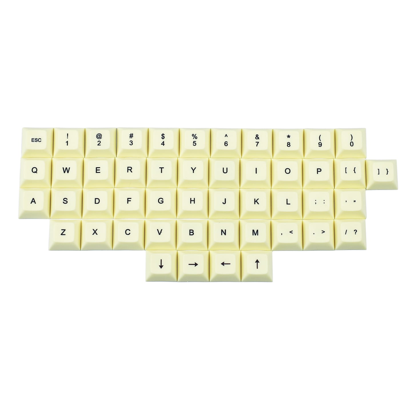 DSA 48 Keycaps(PBT 1.4mm Thickness/Planck Filco Ergodox Using)