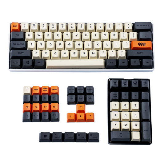 Carbon OEM Profile MAC 113 Keycaps(Dye Sub PBT 1.5mm Thickness)