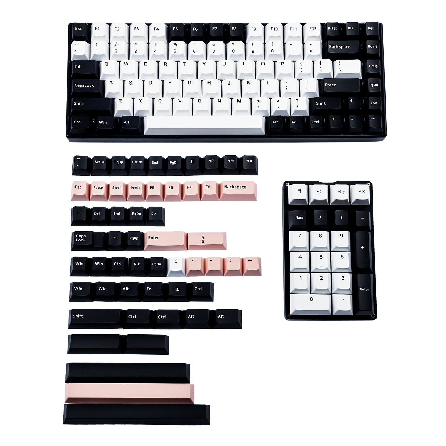 165 Olivia or Olives Keycaps(Cherry Profile Double Shot)