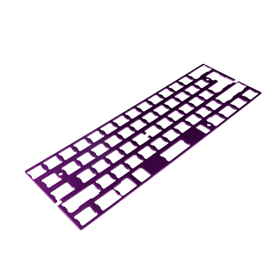GH60 60% Universal Sandblast Aluminum Positioning Plate(ANSI ISO Supported/Multi-layout Supported)