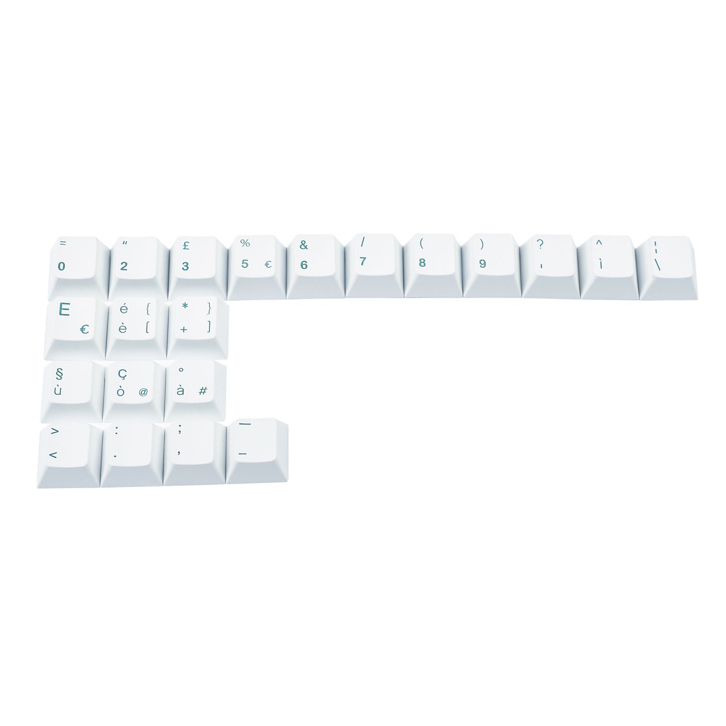 YMDK Botanical 144 Keycaps (Dye Sub Cherry Profile De French Italian Spain UK ISO)