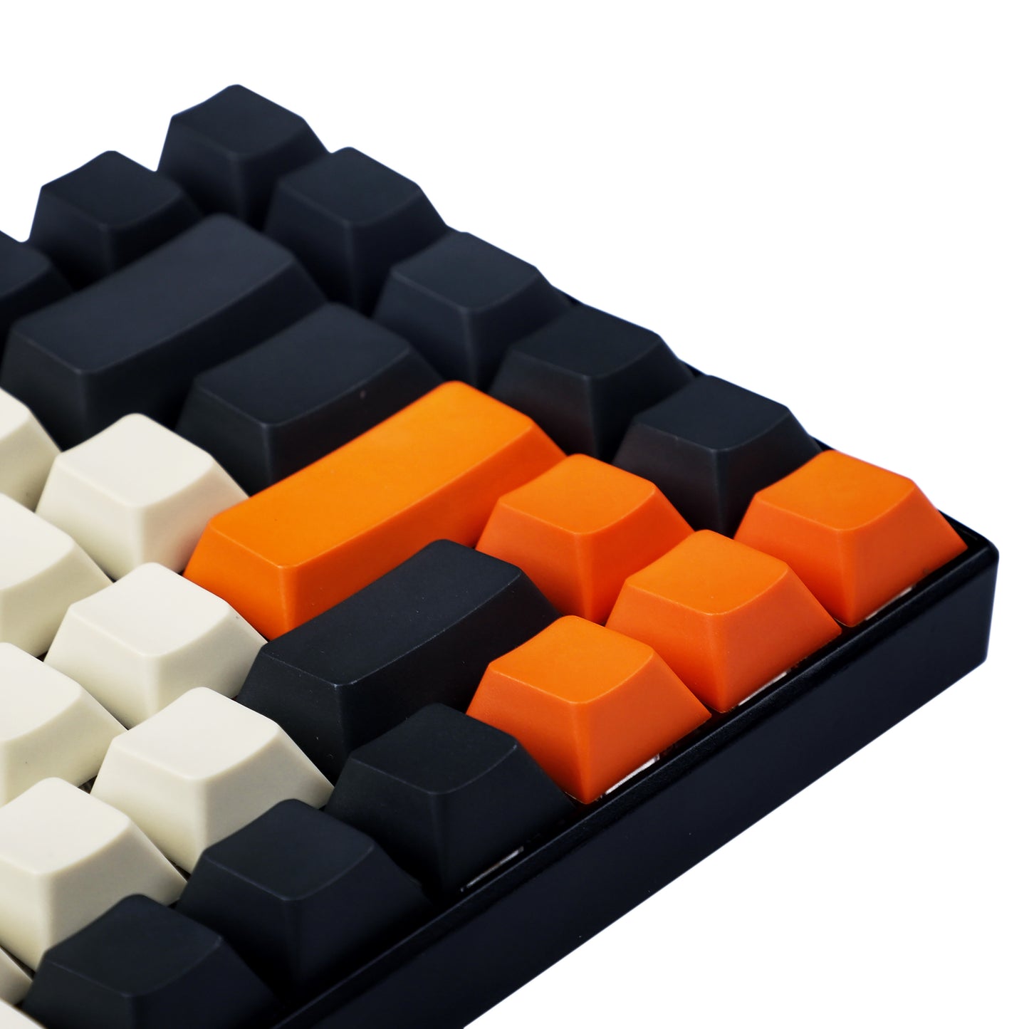 131 Carbon Keycaps(Blank Cherry Profile PBT 1.5mm/Filco Ducky YMD96 SP64 SP84 KBD75 ID80 GK64 Using)