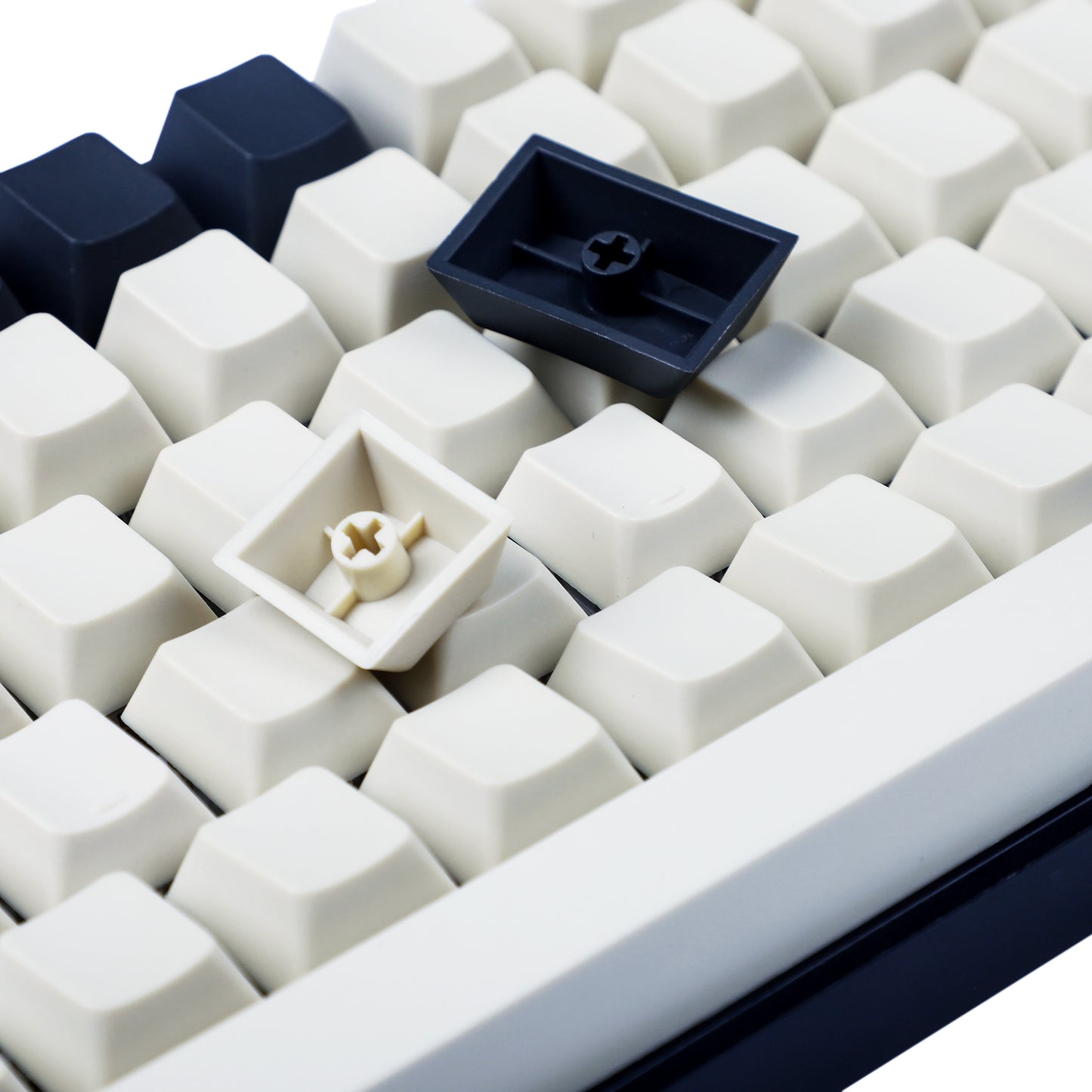 131 Carbon Keycaps(Blank Cherry Profile PBT 1.5mm/Filco Ducky YMD96 SP64 SP84 KBD75 ID80 GK64 Using)