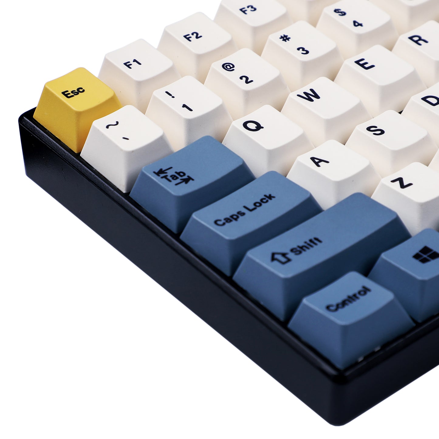 145 Apricot Yellow Keycaps(Dye Sub Cherry Profile PBT 1.5mm/TKL GK61 64 68 75 96 GMMK Using)