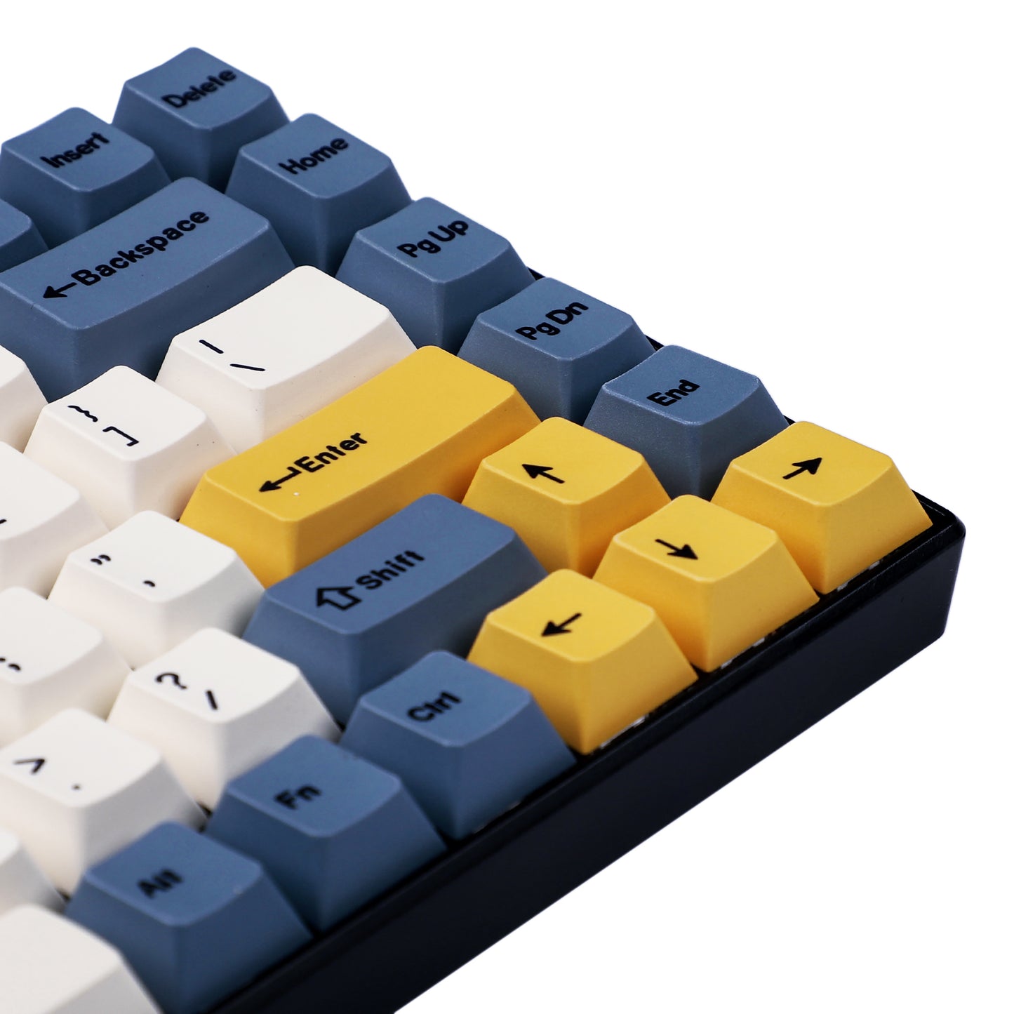 145 Apricot Yellow Keycaps(Dye Sub Cherry Profile PBT 1.5mm/TKL GK61 64 68 75 96 GMMK Using)