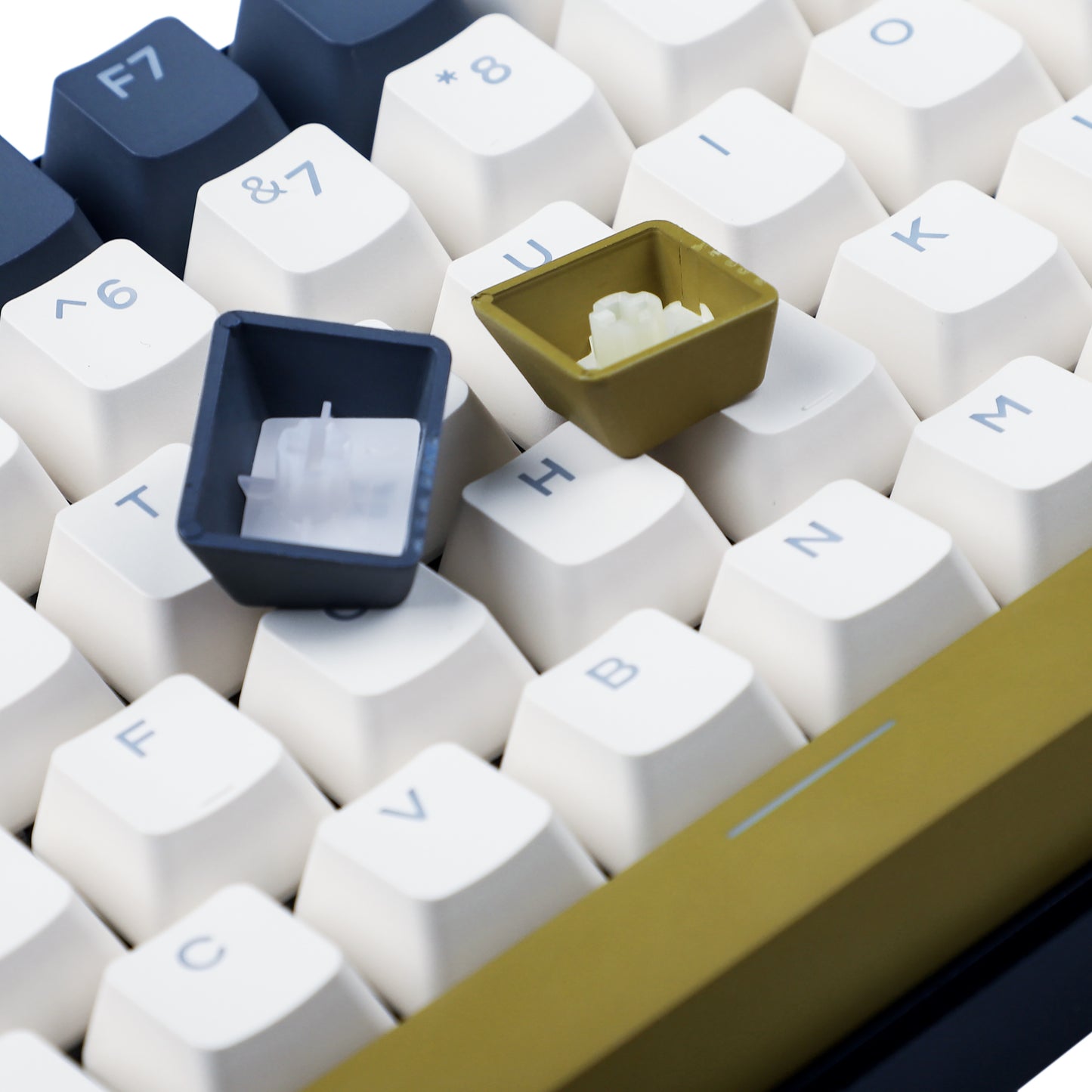 122 Shimmer Backlit Keycaps(Double Shot OEM Profile/104 87 84 68 Using)