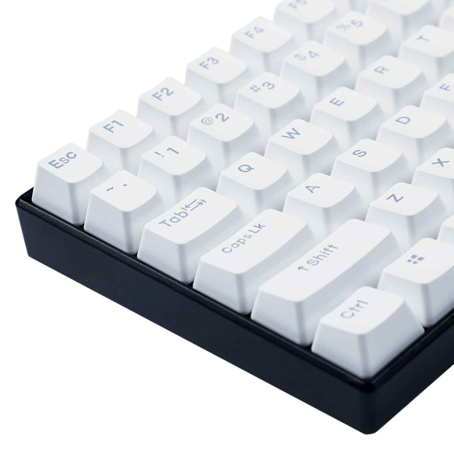 122 White Backlit Keycaps(Double Shot OEM Profile/104 87 84 68 Using)