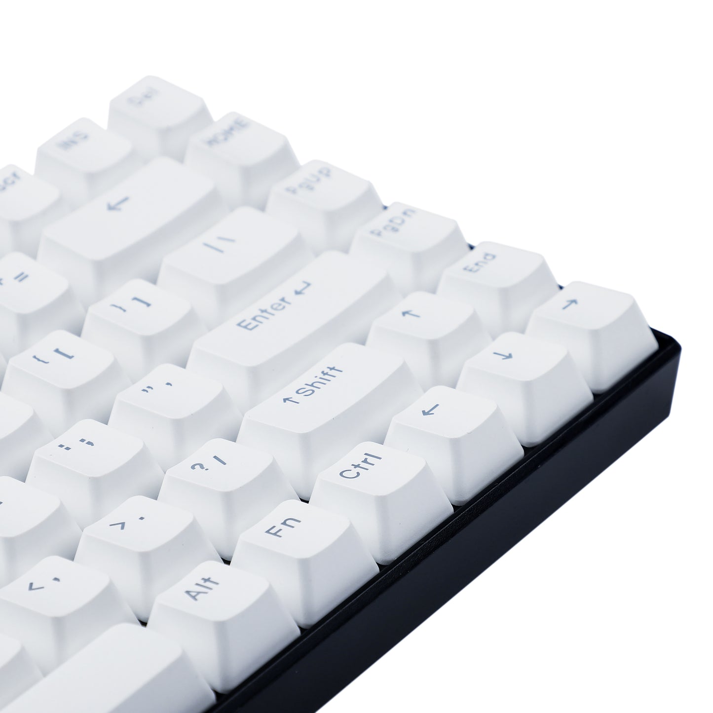 122 White Backlit Keycaps(Double Shot OEM Profile/104 87 84 68 Using)